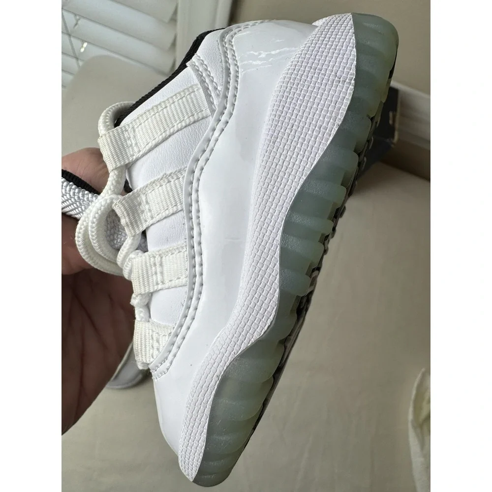 Jordan 11 Retro Low Legend‎ Blue White Black Toddler Sneakers 4C 505836-117